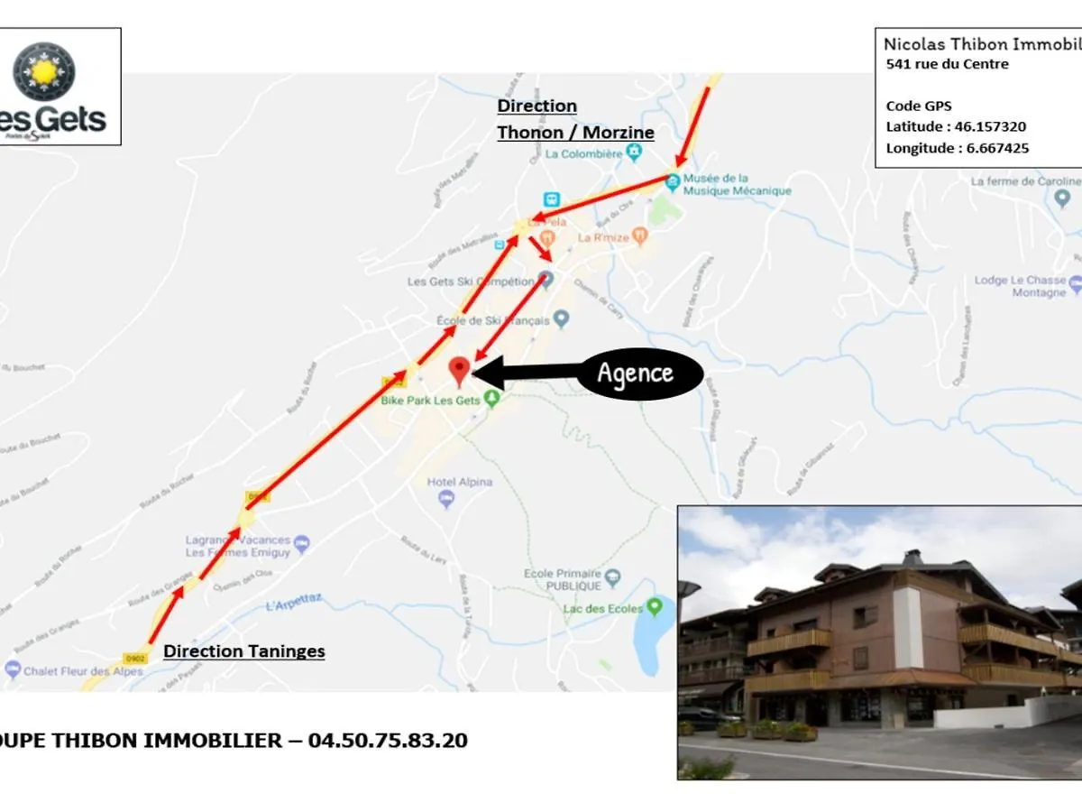 아파트 Appartement Central Renove, Proche Pistes, 5 Pers, Balcon, Wifi, Equipements Complets - Fr-1-623-262 레게츠